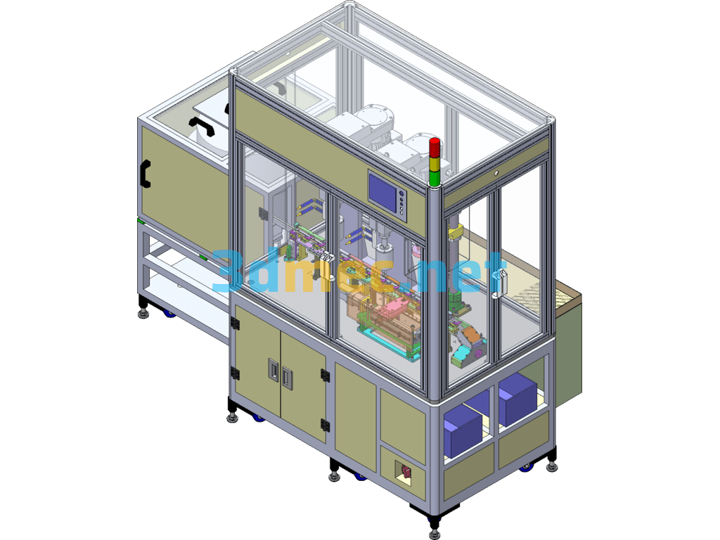 Fully Automatic Drilling And Tapping Equipment (Equipment Already In Production) - 3D Model SolidWorks Free Download