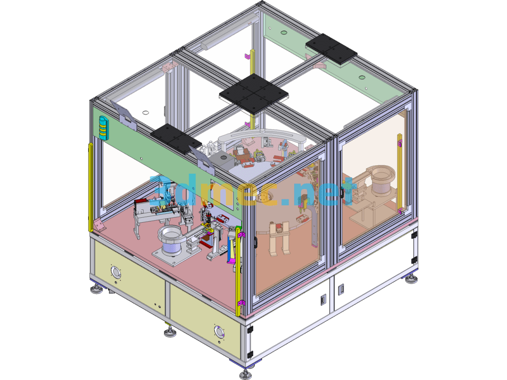 Injection Needle Assembly Dispensing Equipment - 3D Model SolidWorks Free Download