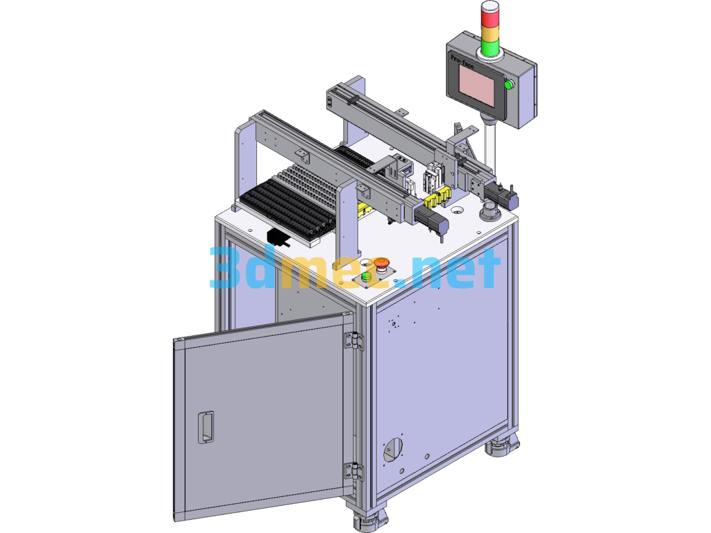 (Already Put Into Production) Offline Transfer Tray Second Generation Equipment - 3D Model SolidWorks Free Download