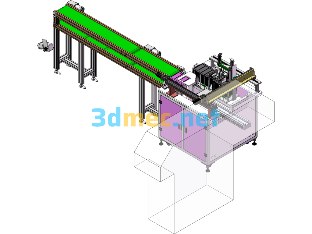 Online Plate Transfer Machine - 3D Model SolidWorks Free Download