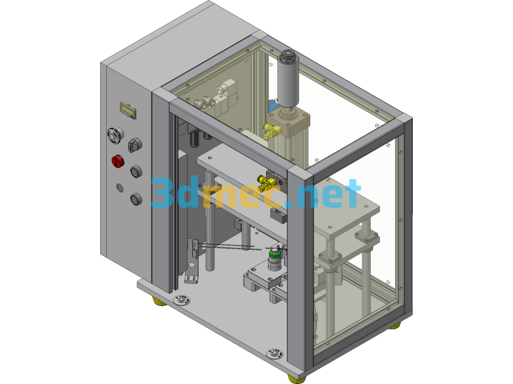 Bearing Pressing Machine - 3D Model Exported Free Download