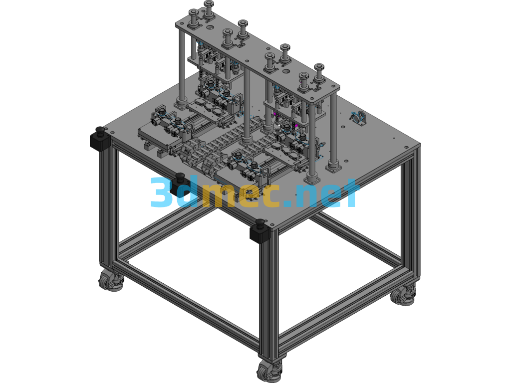 Hole Depth Dimension Detection Equipment - 3D Model Exported Free Download