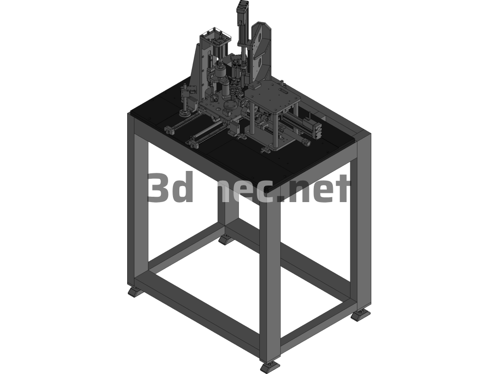 Auto Parts Size Detection Tooling - 3D Model Exported Free Download