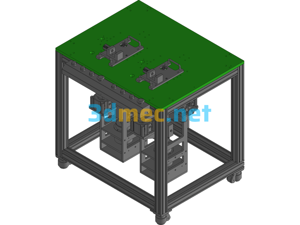 Sealing Rubber Opening And Closing Fatigue Test Tool - 3D Model Exported Free Download