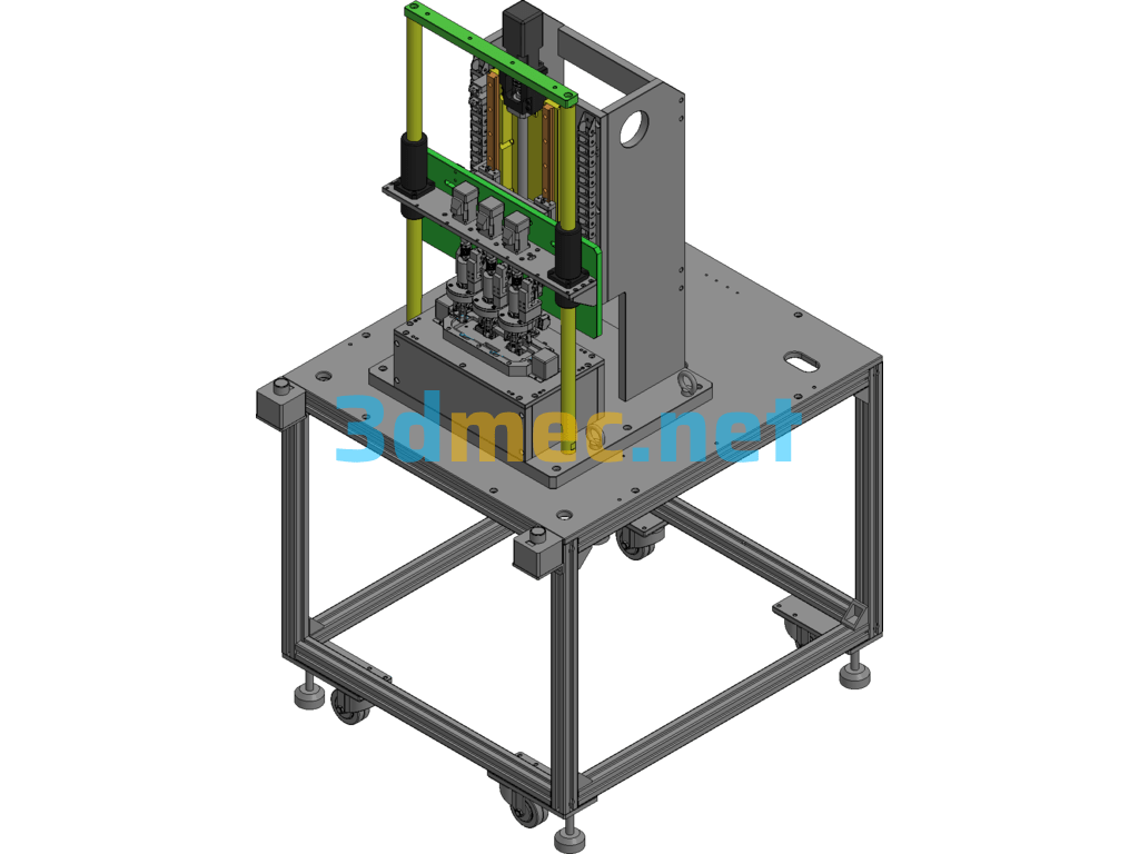 Automatic Capping Equipment - 3D Model Exported Free Download