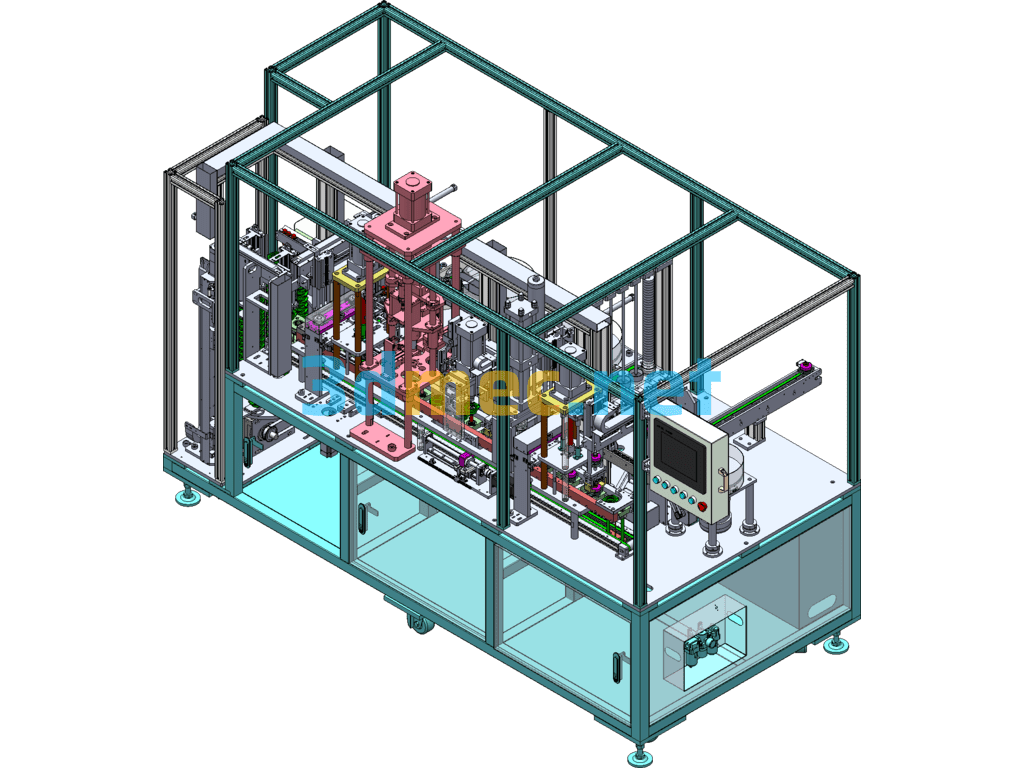 Bearing Assembly Machine Bearing Circlip Assembly Machine - 3D Model SolidWorks ProE Free Download