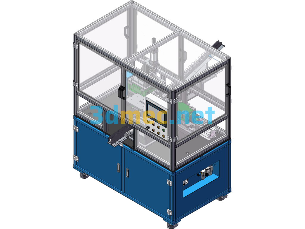 Horizontal Chamfering And Rough Turning Machine - 3D Model SolidWorks Free Download