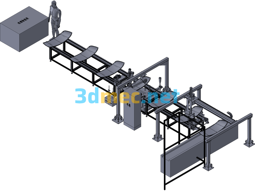 Glass Center Line (Bottom Coating) - 3D Model Exported Free Download