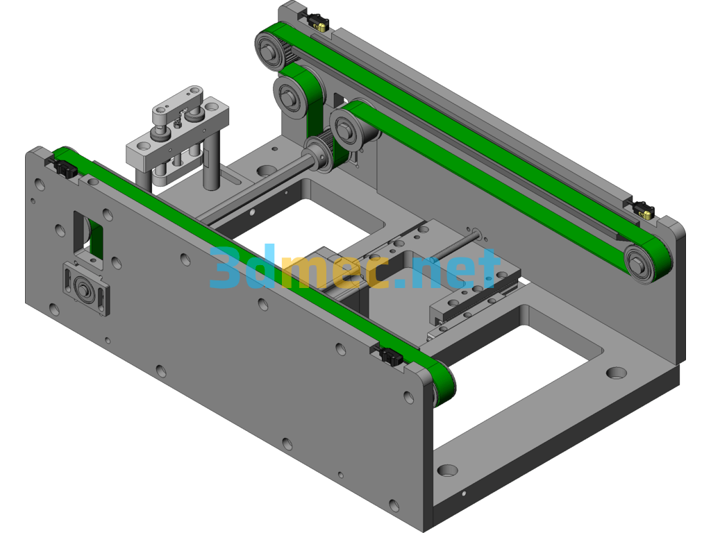 Adjustable Belt Line - 3D Model SolidWorks Free Download