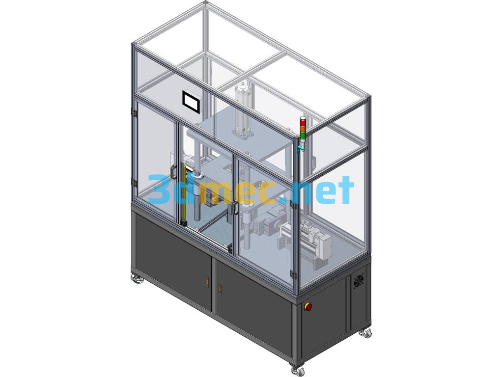 Glue Filling Tooling Disassembly Equipment - 3D Model SolidWorks Free Download