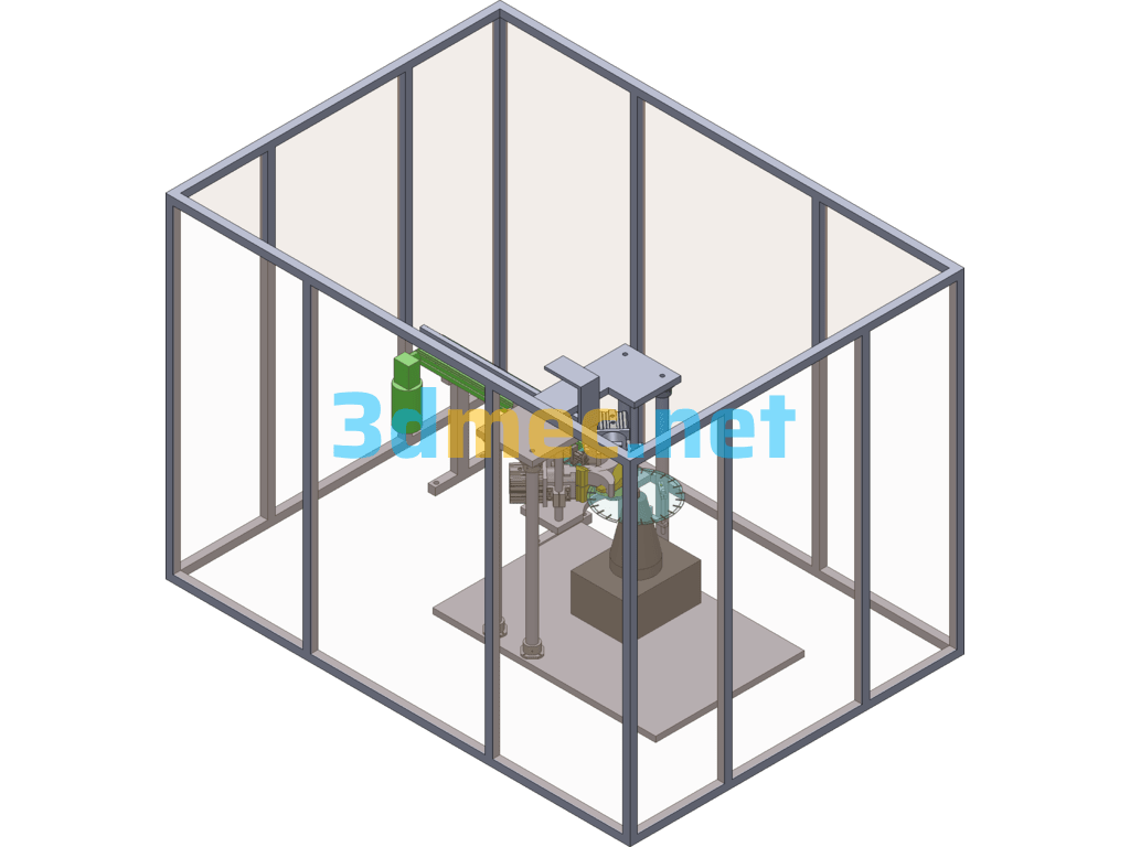 Automatic Saw Blade Feeding And Welding (Production Equipment Including Video) - 3D Model SolidWorks Free Download