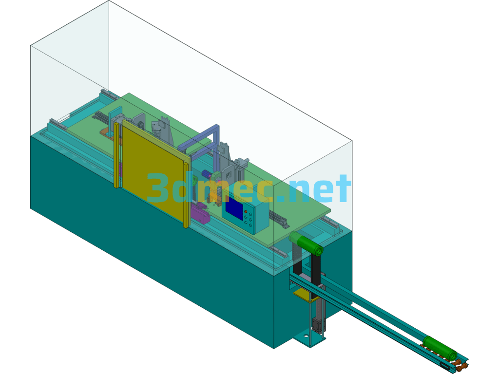 Multi-Head Automatic Welding Machine - 3D Model SolidWorks Free Download