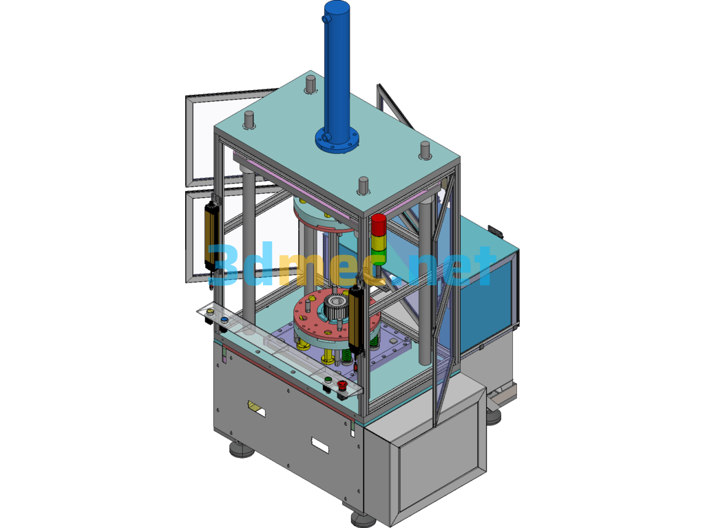 Wire Package Shaping Equipment - 3D Model Exported Free Download