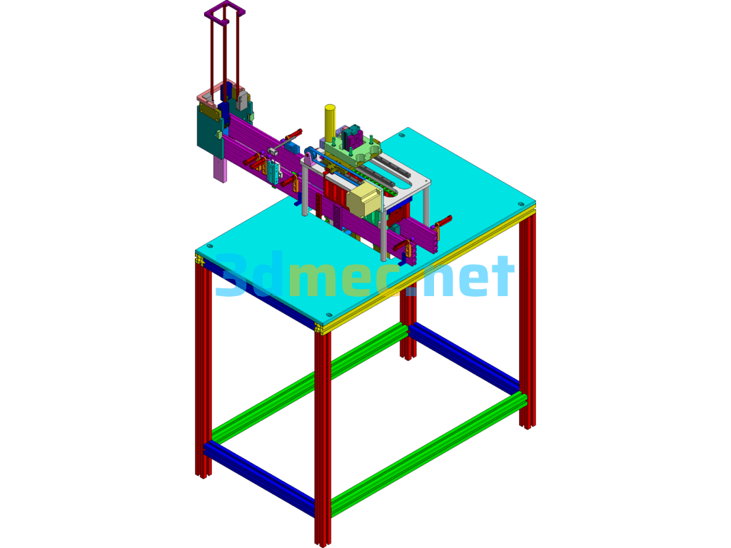 Automated Wiring Screw Inspection Equipment (Already Produced Including BOM) - 3D Model SolidWorks Free Download