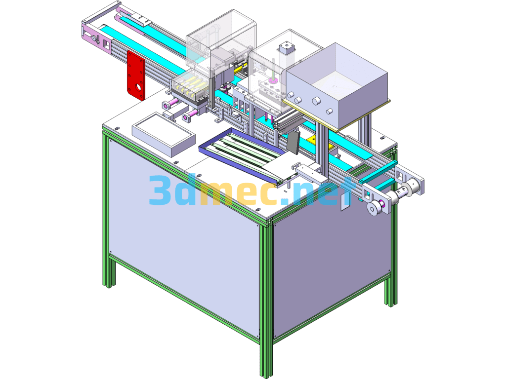 Automatic Power-On Withstand Voltage Testing Machine (Already Produced With BOM Included) - 3D Model SolidWorks Free Download