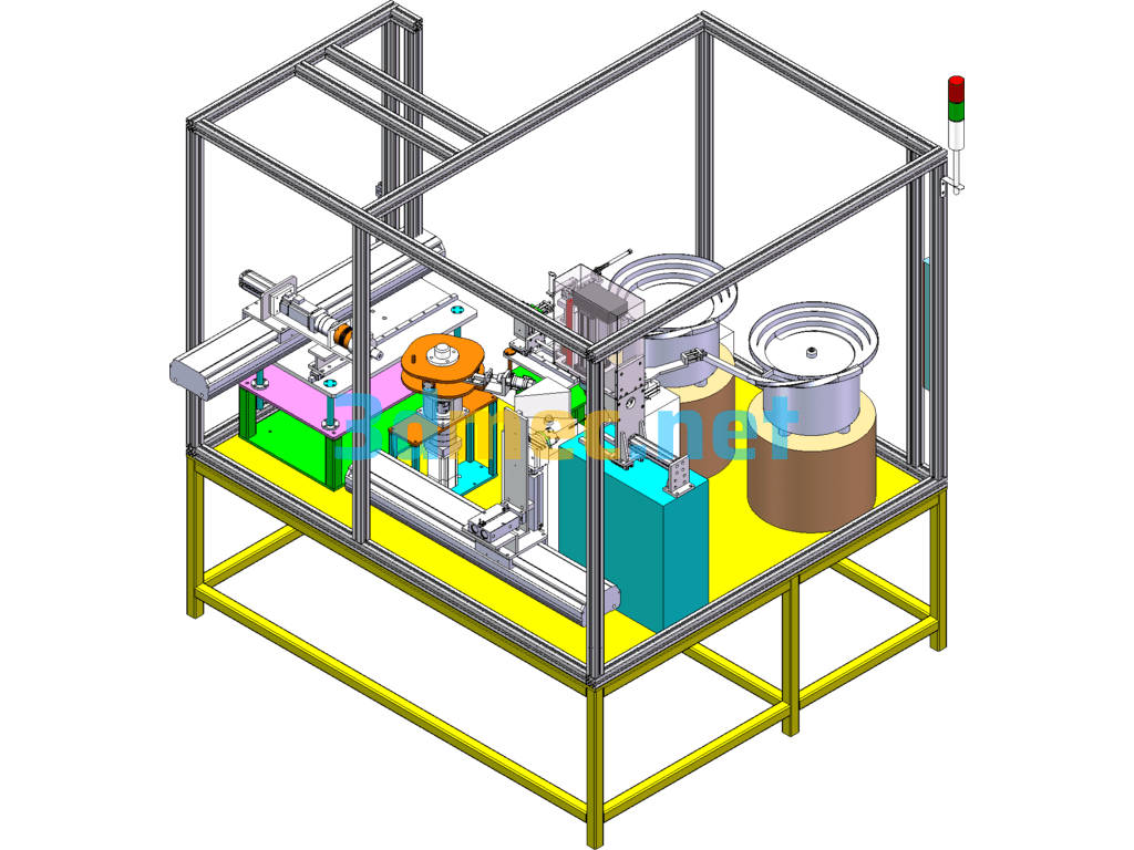 Intubation Execution System Automatic Intubation Assembly And Pressing Equipment (Including DFM) - 3D Model SolidWorks Free Download