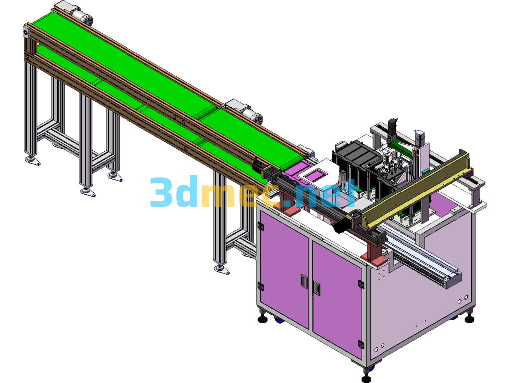 Automatic Plate Transfer Machine (Including DFM) - 3D Model SolidWorks Free Download