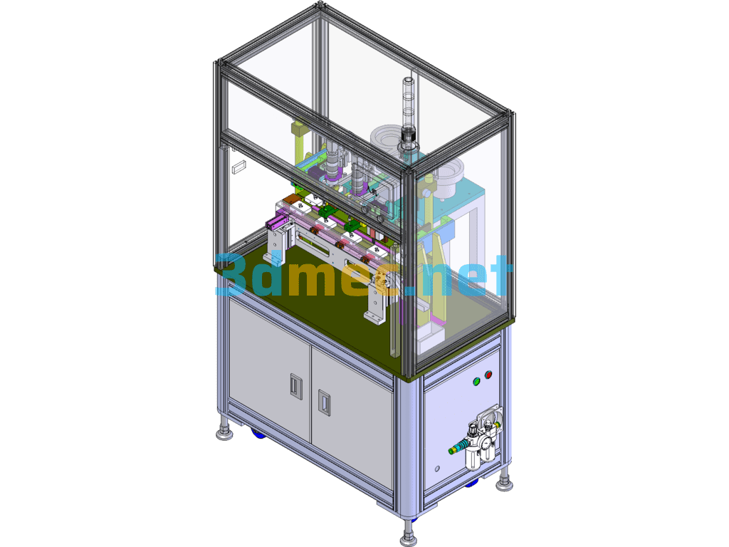 Automatic PIN Assembly Press Tester (Including DFM, Timing Diagram) - 3D Model SolidWorks Free Download