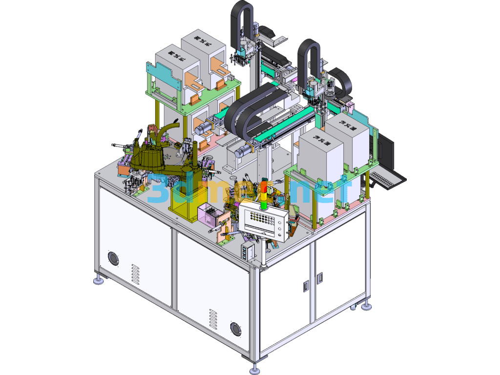 Mobile Phone Motherboard Plug-In And Pull-Out Voltage Withstand Test Equipment (Including DFM) - 3D Model SolidWorks Free Download