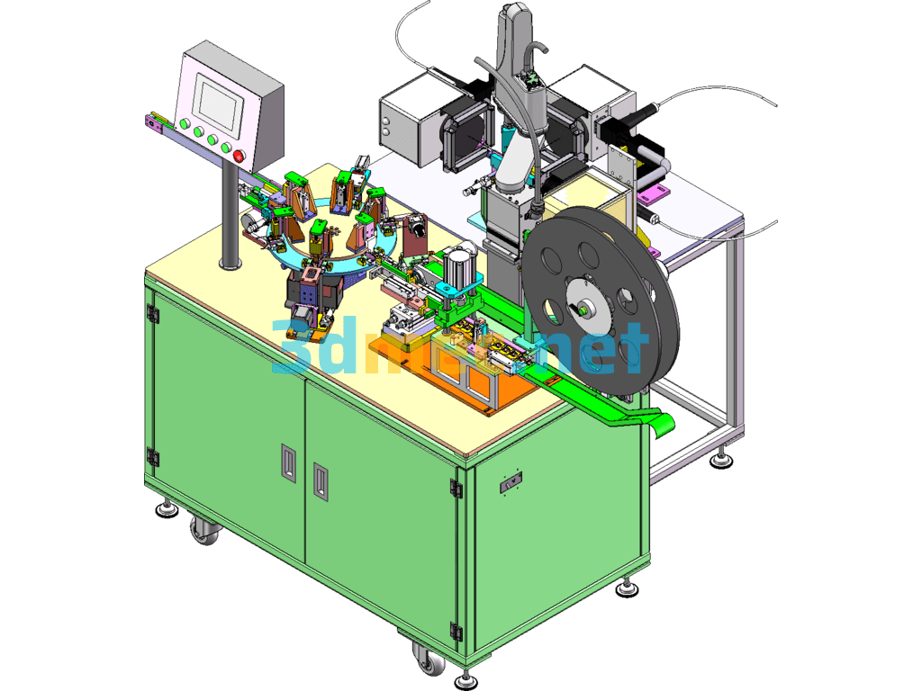 Machines Produced: Shielding Cover Cutting And Bending Machine (Detailed DFM Introduction) - 3D Model SolidWorks Free Download