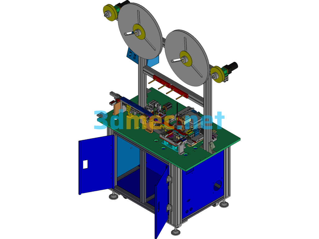 The Pin Insertion Machine Includes A New Cylinder Pin Insertion Mechanism And A Cam Pin Insertion Mechanism - 3D Model Inventor Free Download