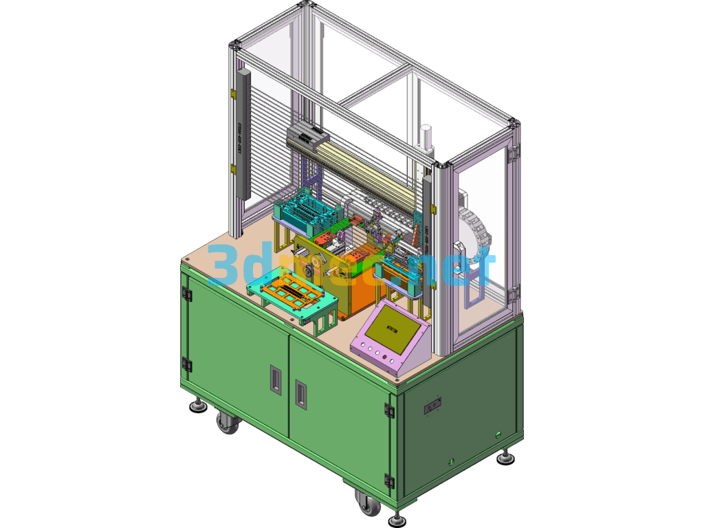 Equipment In Mass Production: Semi-Automatic Flip Machine For Carriers (Including Detailed DFM Instructions) - 3D Model SolidWorks Free Download