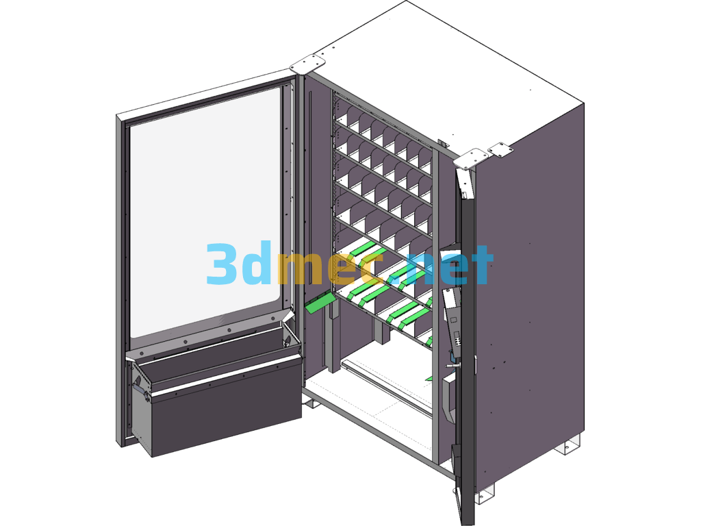 Self-Service Adult Vending Machine - 3D Model SolidWorks Free Download