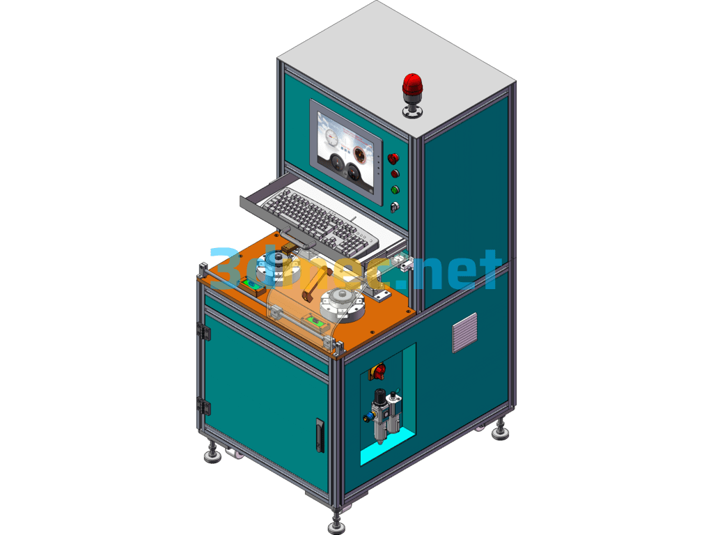 Brushless DC Motor Back EMF Tester - 3D Model SolidWorks Free Download