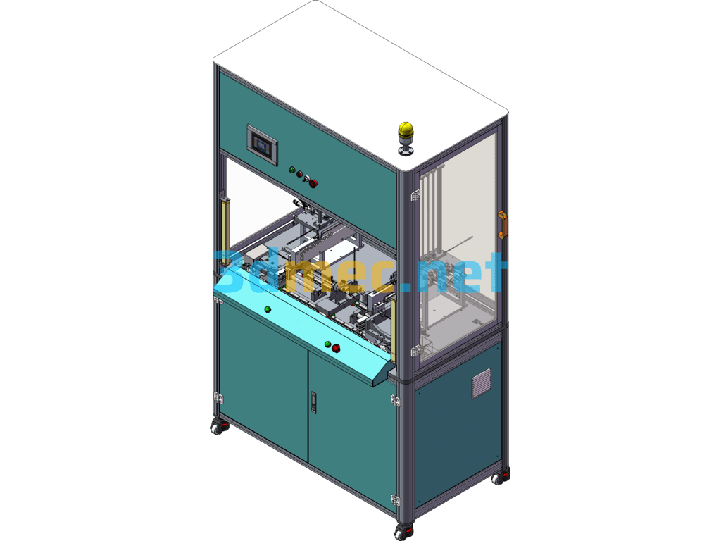 Serial Servo Bearing Pressing Machine Motor Rotor Bearing Pressing Machine - 3D Model SolidWorks Free Download