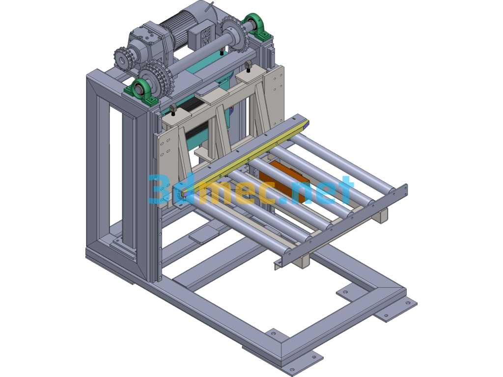 Lifting And Transplanting Lift - 3D Model SolidWorks Free Download