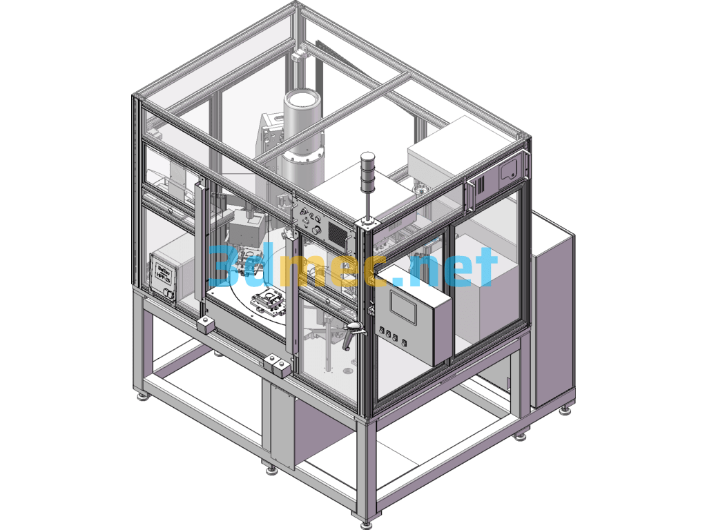 Valve Arm Riveting Valve Stem Riveting Machine - 3D Model SolidWorks Free Download