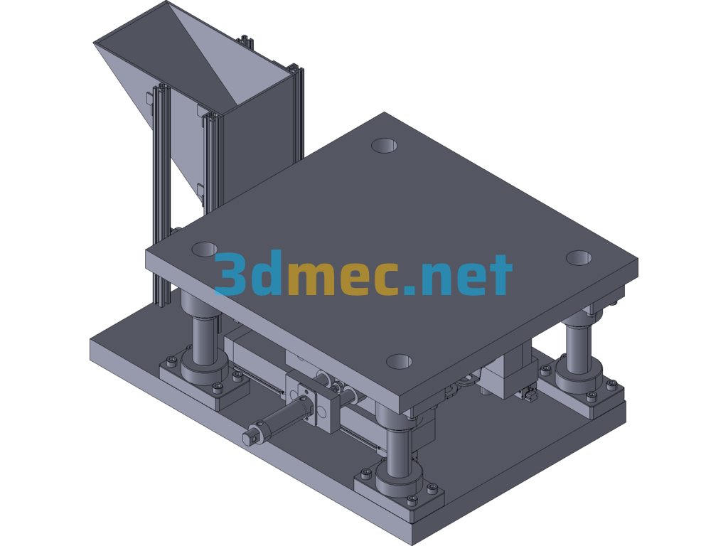 Shaking Version Of Wire Clip One Out Of Two Forming Punching Automatic Stamping Die (Including Automatic Step Feeder) - 3D Model Exported Free Download