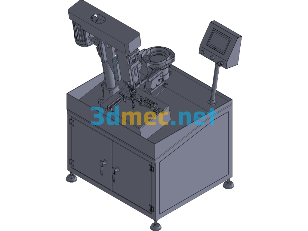 Automatic Tapping Machine For Die Castings - 3D Model Exported Free Download