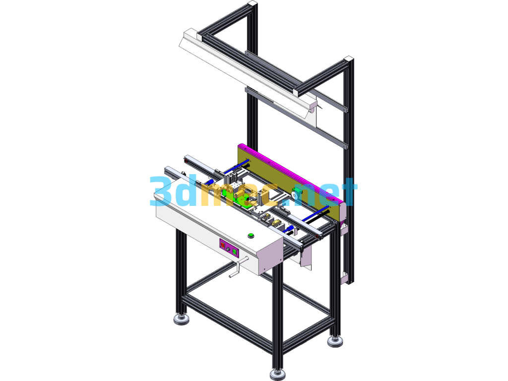 Automatic PCB Burning Mechanism - 3D Model SolidWorks Free Download