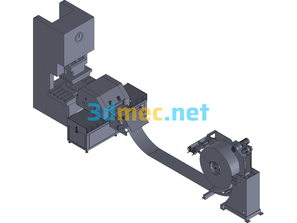 Punch Swing Feeder - 3D Model Exported Free Download