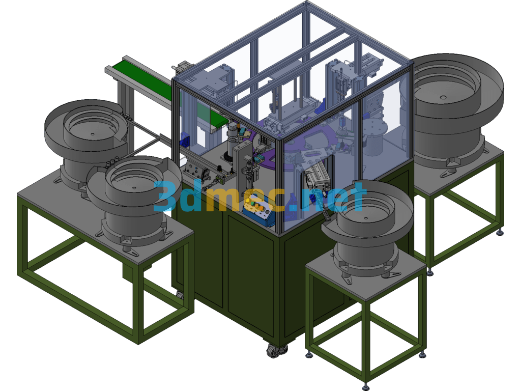 Automatic Lipstick Tube Assembly Machine - 3D Model Exported Free Download