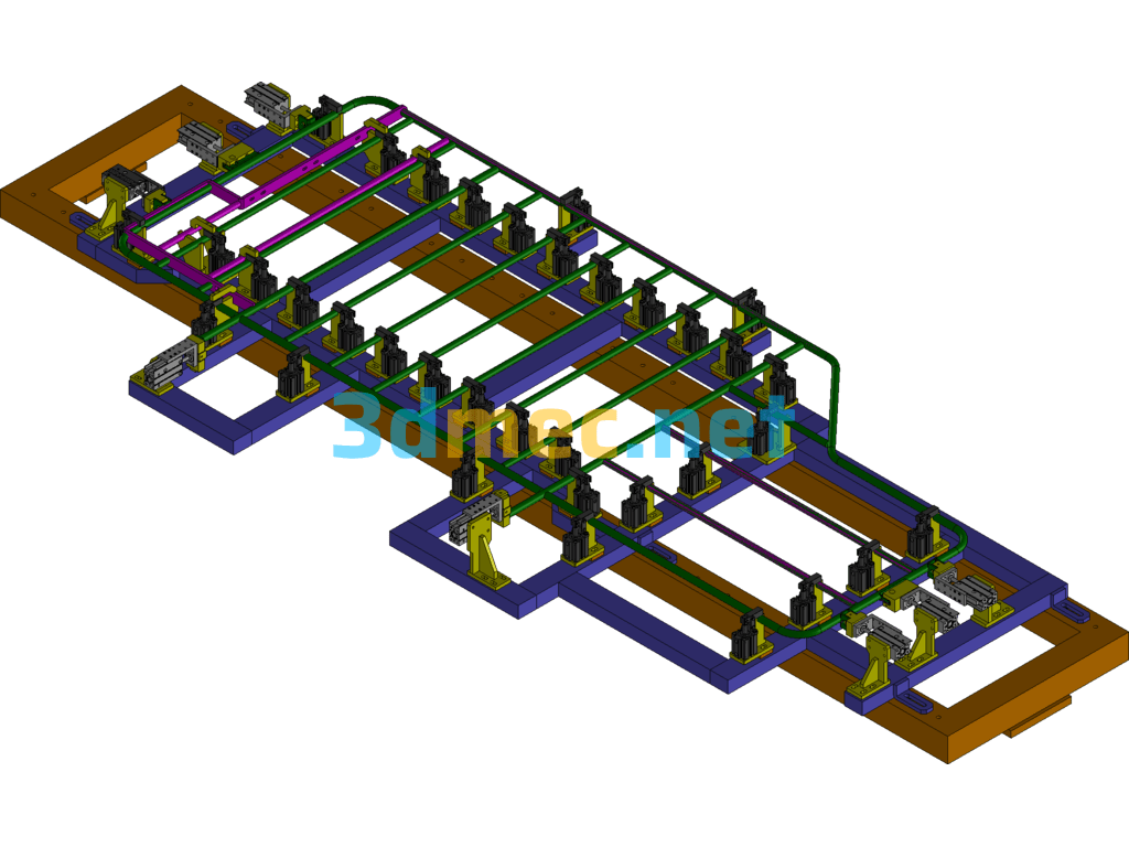 Breeding Pen Welding Tooling 3D - 3D Model UG(NX) Free Download