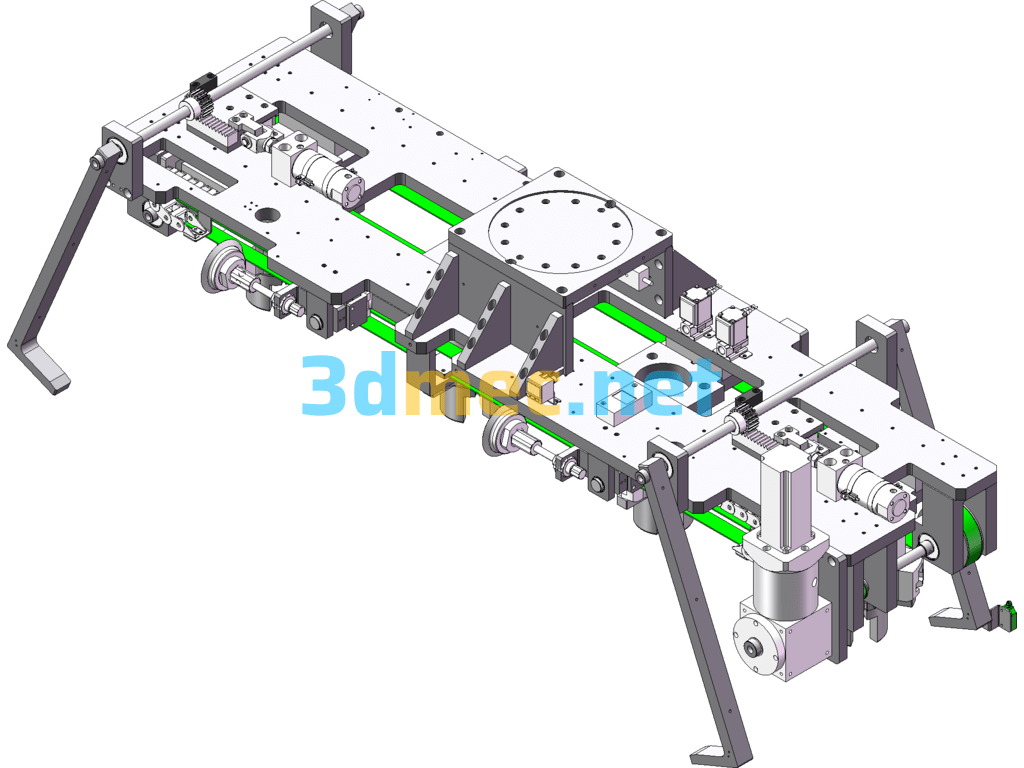 Multifunctional Robotic Fixture Original File - 3D Model SolidWorks Free Download