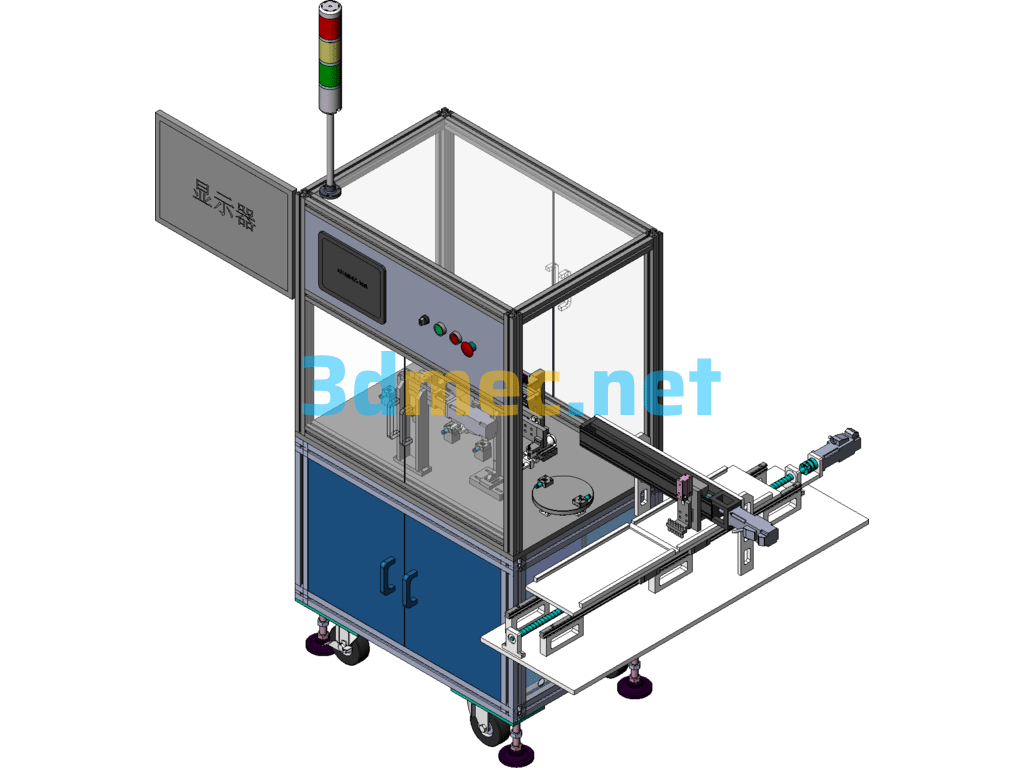 AS014-XD10 Testing Equipment Assembly (Including DFM/BOM) - 3D Model SolidWorks Free Download