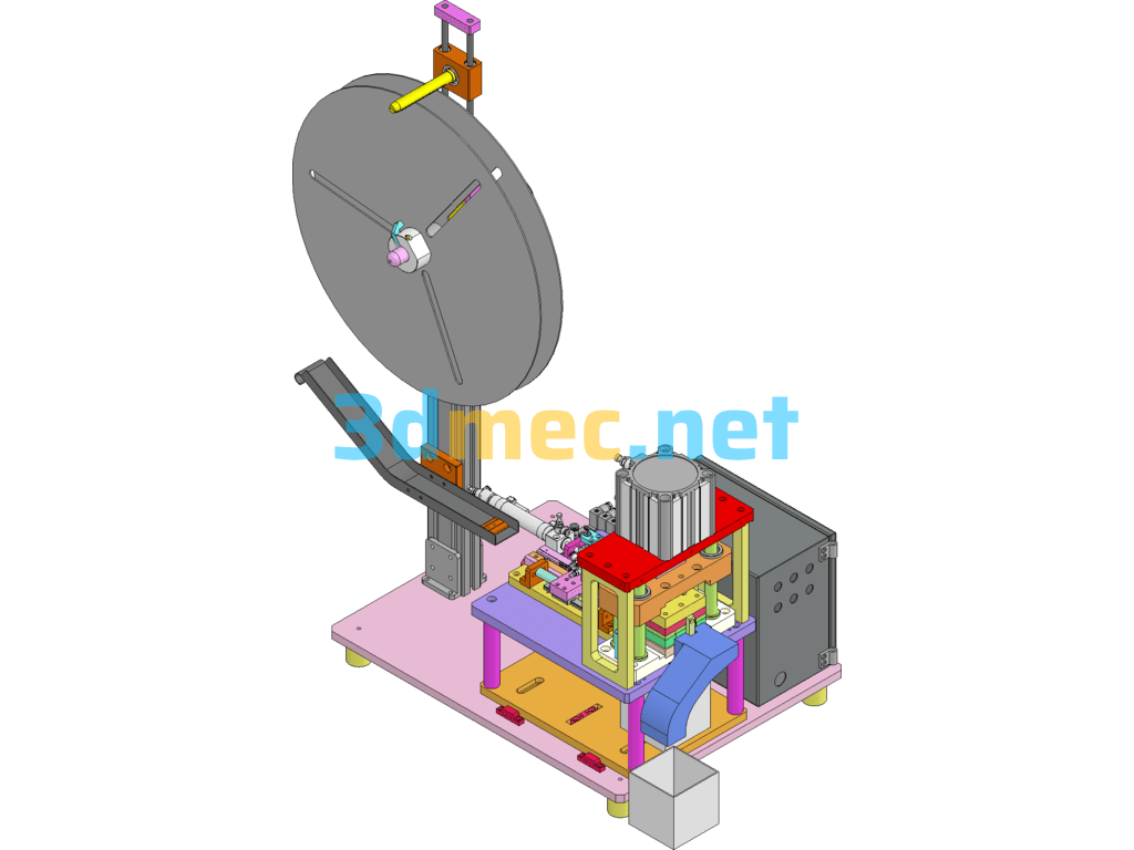 Automatic Cutting Machine (Stable Equipment Has Been Produced Including DFM/BOM) - 3D Model SolidWorks Free Download