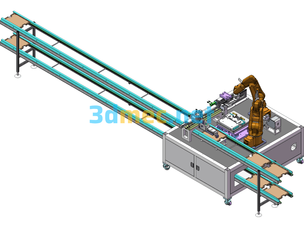 Laptop Screw Locking Machine (Including BOM, DFM) - 3D Model SolidWorks Free Download