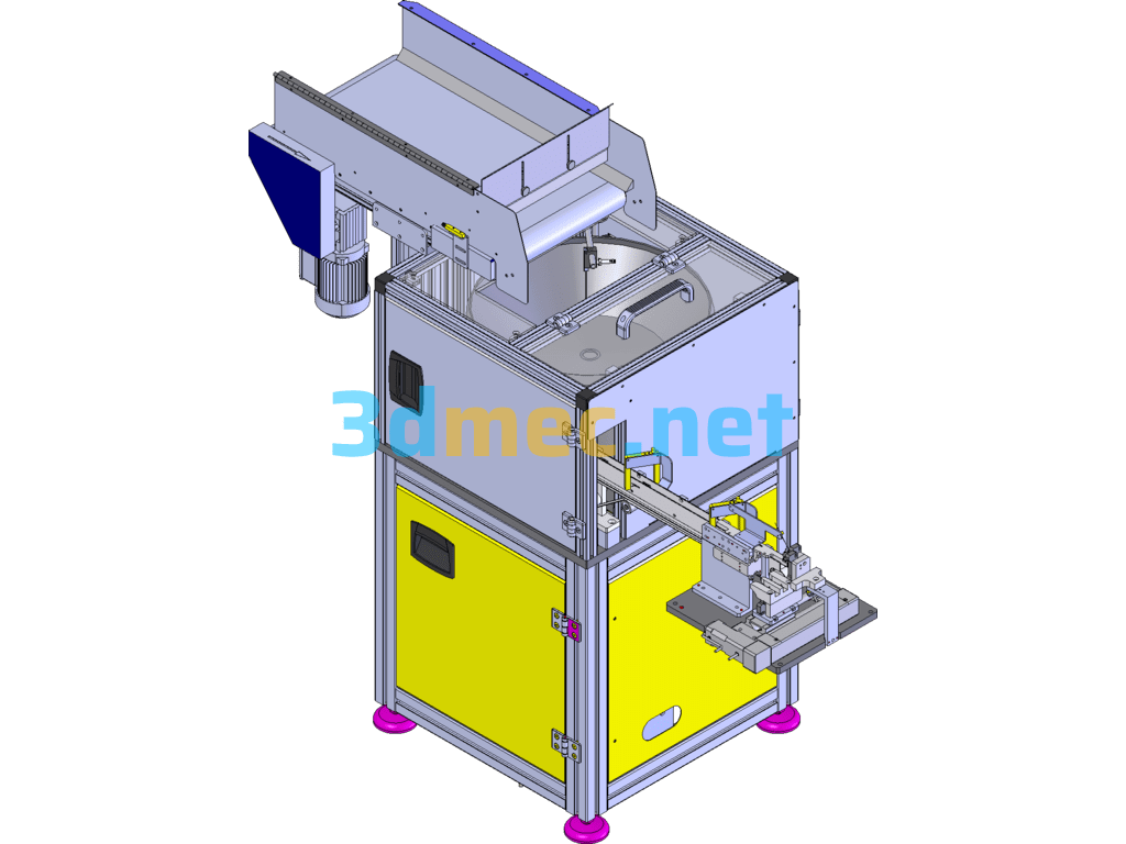 Guide Pin Automatic Feeding Mechanism 3D+Engineering Drawing+BOM - 3D Model SolidWorks Free Download