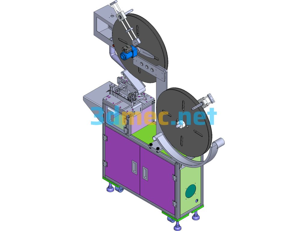 Terminal Block Automatic Cutting Equipment (Including BOM, DFM) - 3D Model SolidWorks Free Download