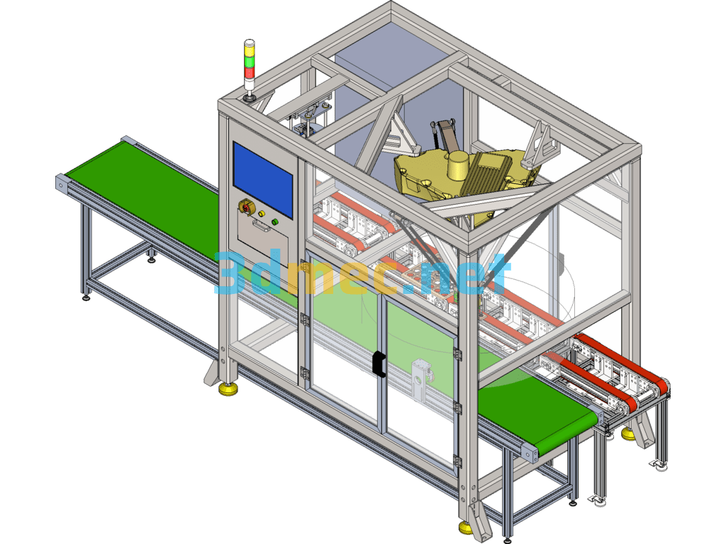 Spider Hand Robot Workstation - 3D Model SolidWorks Free Download