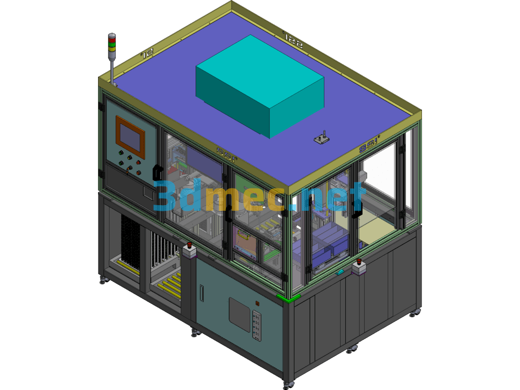 Micro Gear Automatic Assembly Equipment - 3D Model Exported Free Download