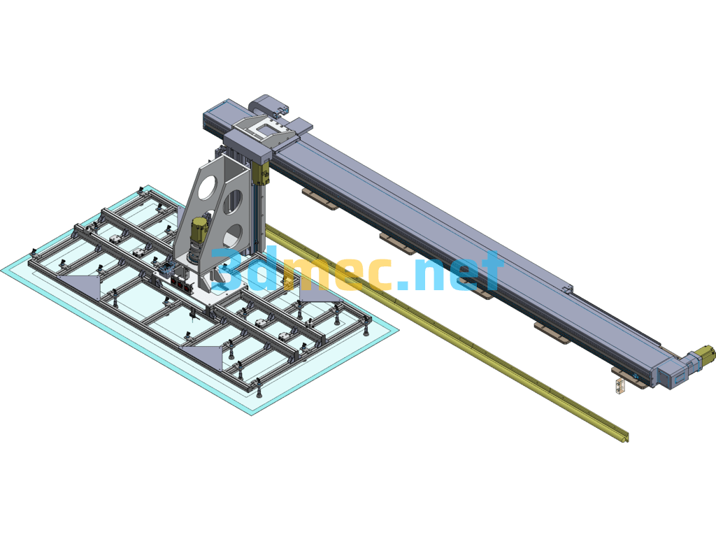 Panel Rotation Transport Equipment - 3D Model SolidWorks Free Download