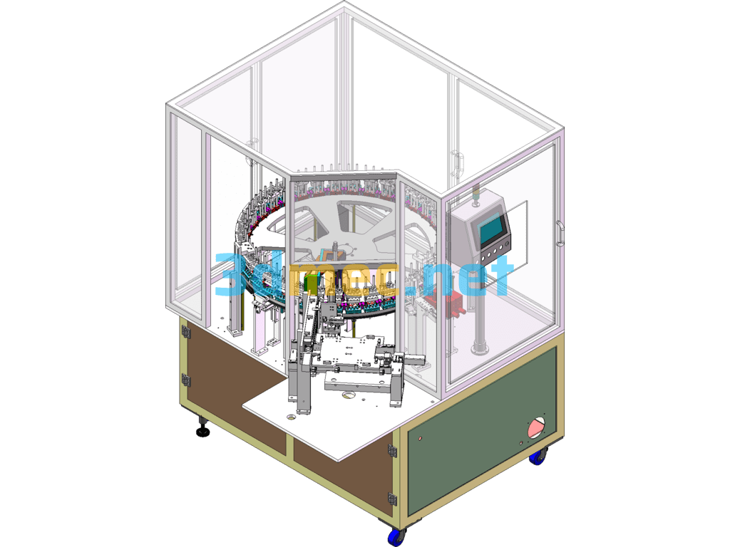 Electronic Cigarette Production Machine Electronic Cigarette Product Automatic Assembly Machine - 3D Model SolidWorks Free Download