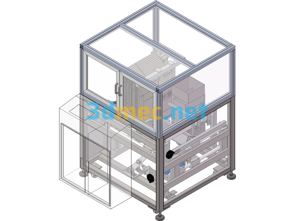 Automatic Carton Folding Machine - 3D Model SolidWorks Free Download