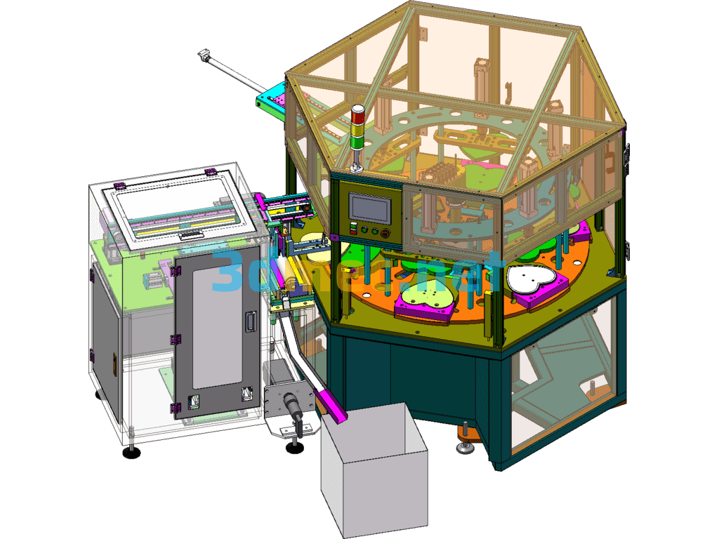 Dove Chocolate Heart-Shaped Box Forming Machine - 3D Model SolidWorks Free Download