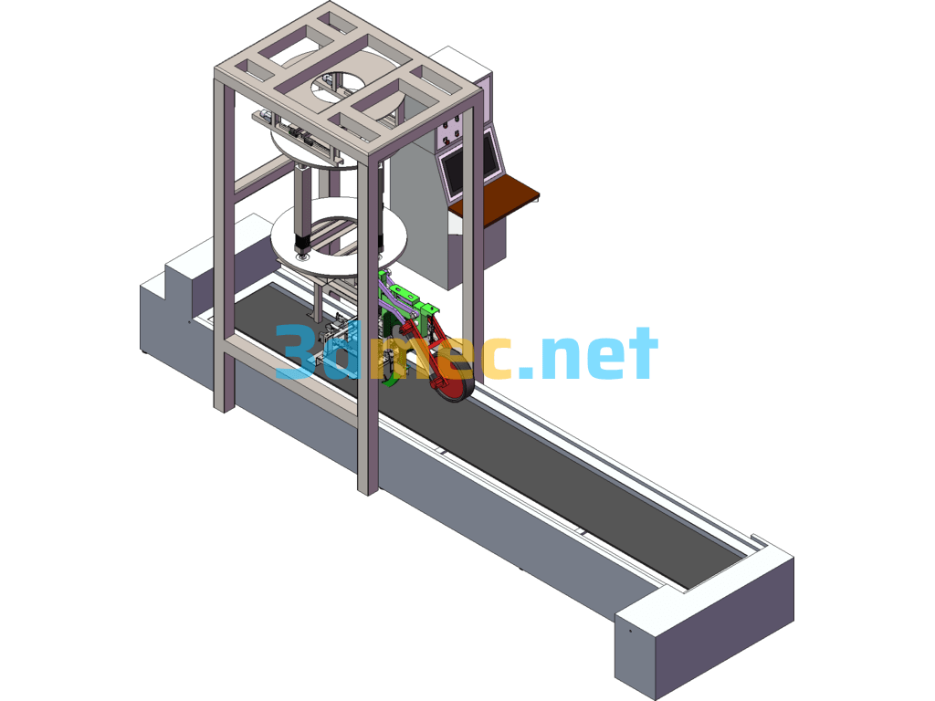 Precision Variable Seeder Corn No-Till Fertilization Seeder - 3D Model SolidWorks Free Download